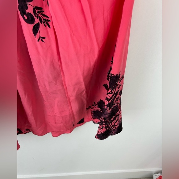 ANTHROPOLOGIE Tracy Reese Dress Women’s Silk Combo Frock Kimono Floral - Picture 5 of 14